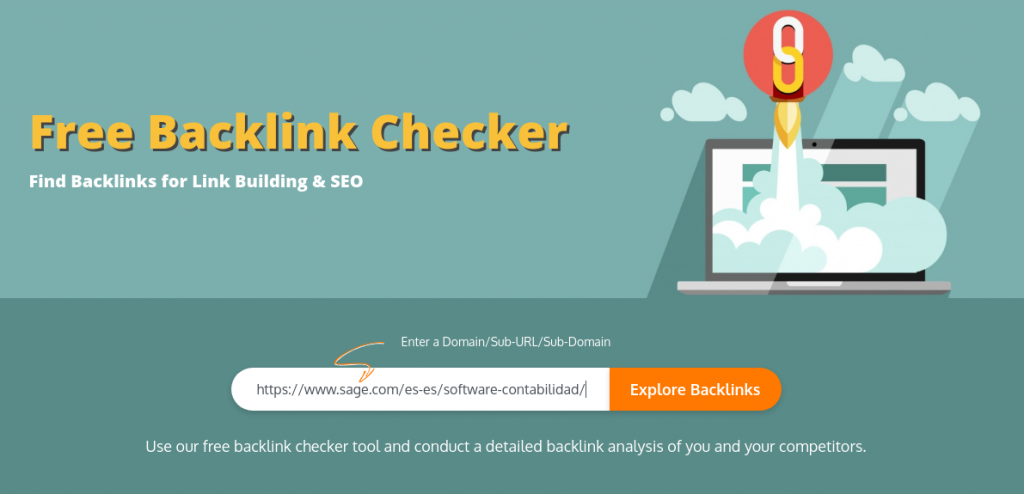 Rankwatch permite chequear los backlinks de una página web.