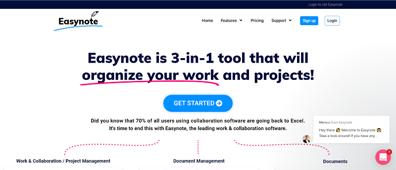 easynote : gestión de tareas