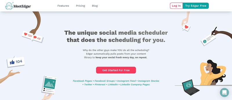 meetedgar : herramientas de gestión de redes sociales